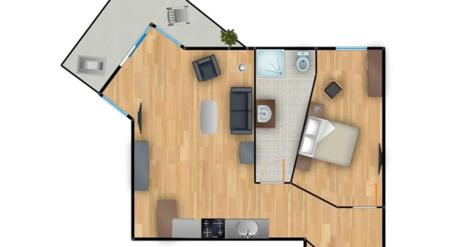 Апартаменты Residenz am Balmer See - FeWo 08