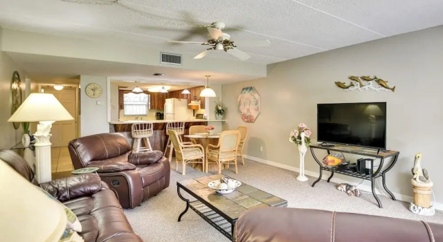Daytona Beach Shores Condo Rental: Walk to Beach!