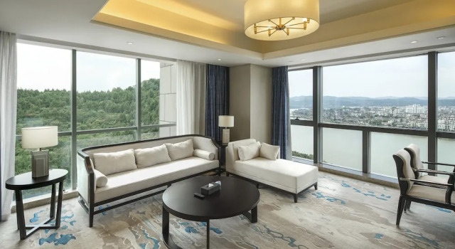 Люкс с видом на озеро Galaxy Minyoun Langzhong Tianfu Hotel