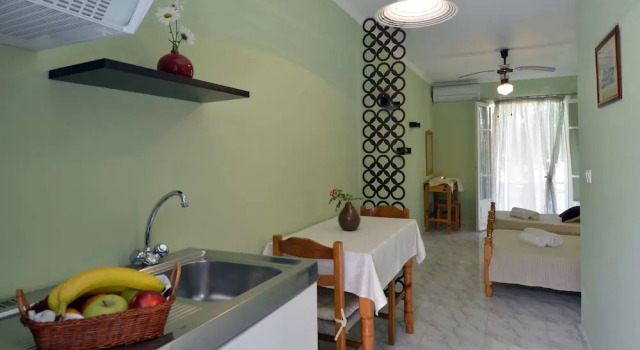 Студия с балконом Damaskis Kassiopi Studios