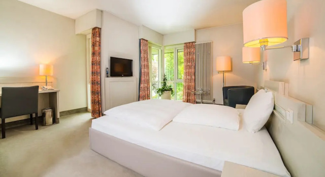 Двухместный номер Comfort с видом на сад Fontana Hotel Wiesbaden