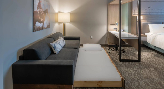 Четырёхместный люкс SpringHill Suites by Marriott Fort Worth Historic Stockyards