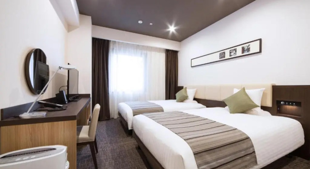 Двухместный номер для гостей с ограниченными возможностями HOTEL MYSTAYS PREMIER Kanazawa