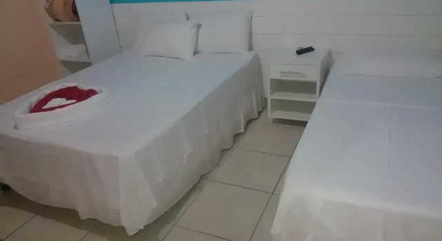 Трёхместный номер Standard с балконом и с красивым видом из окна Pousada Recanto Lagoa Azul