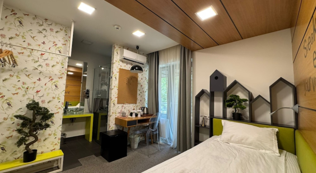 Одноместный номер Deluxe с балконом Eloom Hotel