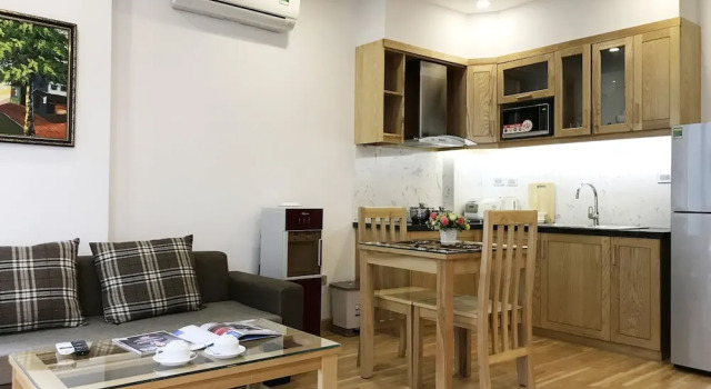 Номер Deluxe с балконом NINE HOUSING Kim Mã