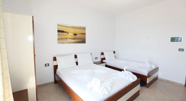 Трёхместный номер Standard с балконом и с видом на море Hotel Real