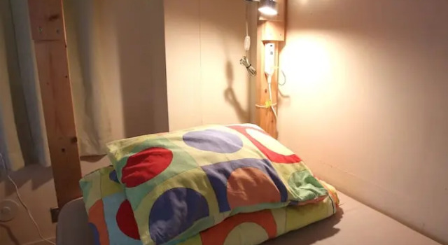 Кровать в общем номере (женский номер) Yadoya Guesthouse Green - Hostel