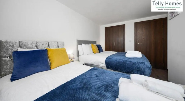 By NEC and Airport- 5 percent off weekly and 10 percent off monthly bookings-1 Bedroom Apartment at Telly Homes Limited Birmingham - Free WiFi, Aster unit, Varaa Huoneisto Asunnot kohteessa Merseyside, Huoneisto