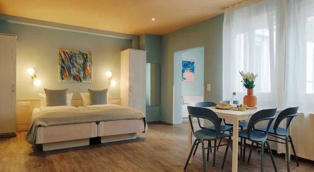 Одноместный люкс homie hotel kunterbunt
