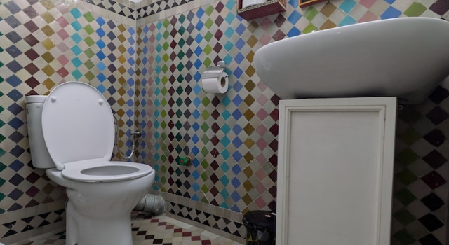 Standardowy trzyosobowy pokój i balkonem Riad Green House