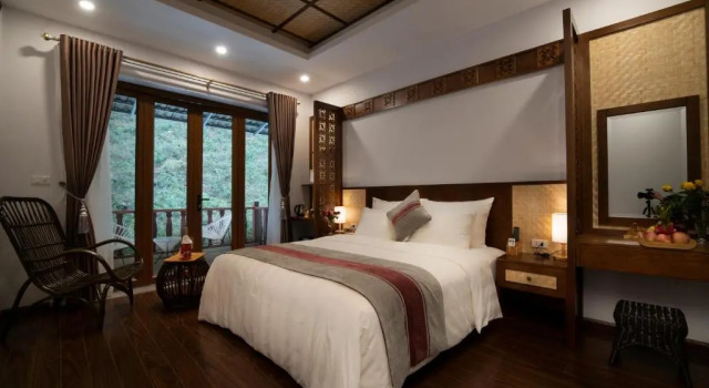 Двухместный номер Deluxe Mai Chau Mountain View Resort