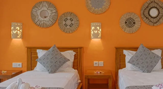 Двухместный номер Deluxe с видом на сад Bubu Homestay Tulamben