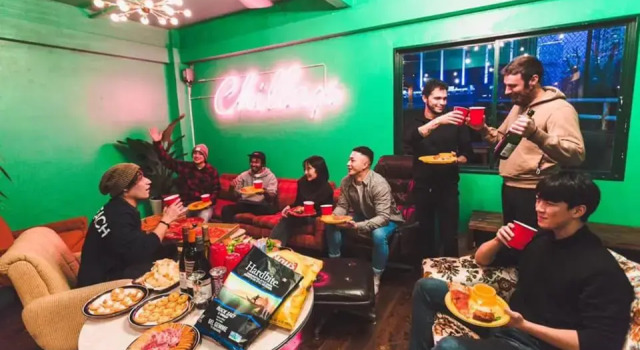Одноместный номер Standard Riverside HOSTEL CHILLAX Namba