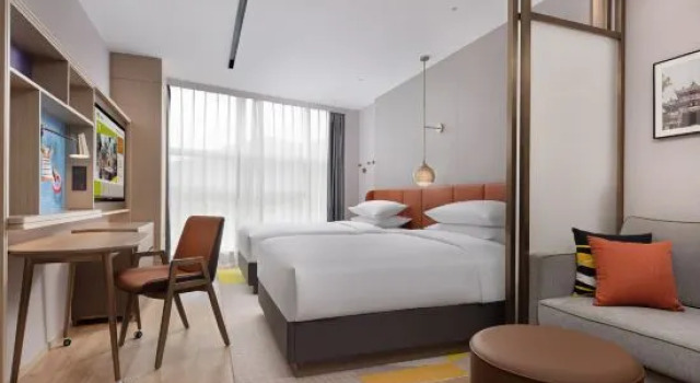 Семейный люкс с 2 комнатами Home2 Suites By Hilton Chengdu Dujiangyan