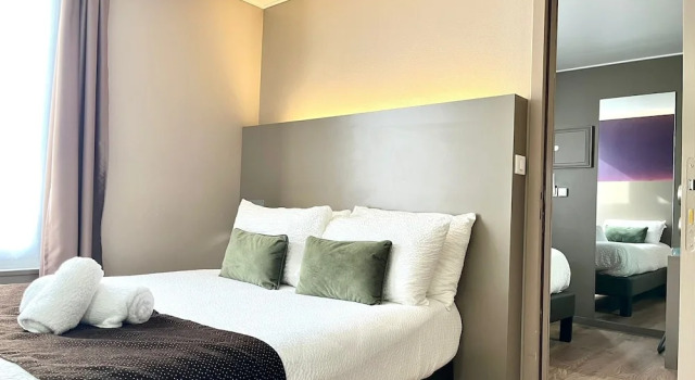 Трёхместный номер Standard Logis Hôtel et Spa Le Renard