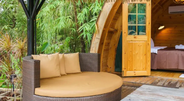 Вилла с видом на озеро Khum Damnoen Resort
