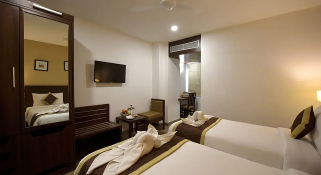 Двухместный номер Deluxe c 1 комнатой Hotel Gandharva- A Green Hotel