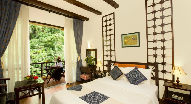Двухместный номер Deluxe с видом на горы Mai Chau Lodge