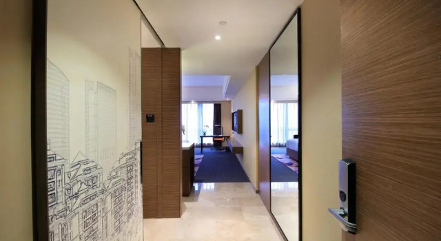 Двухместный номер Deluxe Hampton by Hilton Guangzhou Zhujiang New Town
