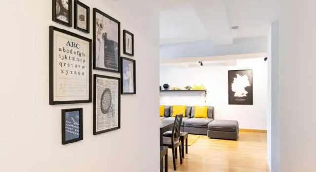 Апартаменты MARIENPLATZ Apartment 2 bedrooms living room kitchen