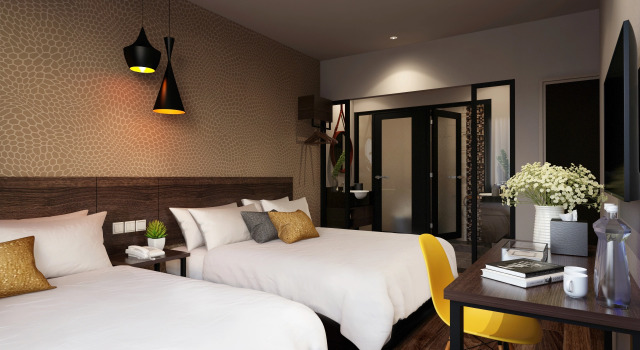 Standart dört kişilik aile oda The Square Hotel