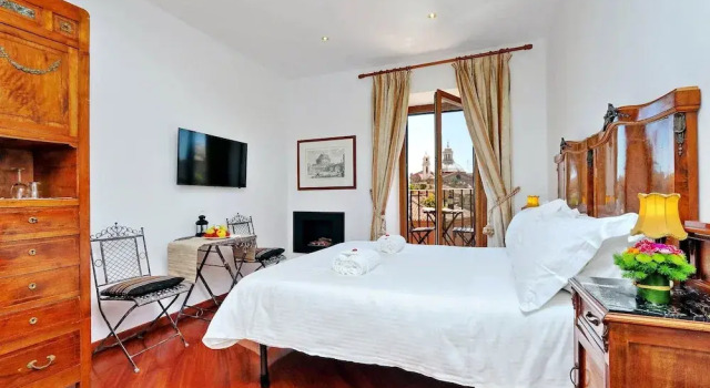 Двухместный номер Deluxe с балконом Terrazze Navona