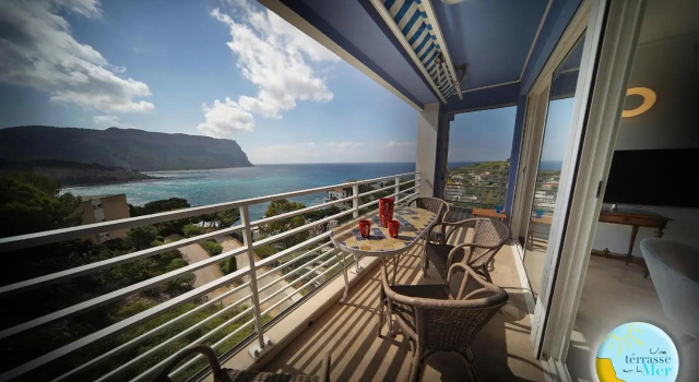 Une Terrasse Sur la Mer 3 Pers 2 Chambres Vue Mer (Adults Only), Забронировать Апартаменты/квартира Апартаменты Кассис, рядом с Plage du Corton, Апартаменты/квартира