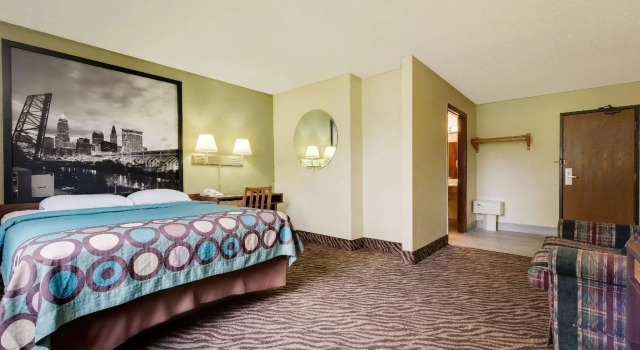 Двухместный номер Standard Super 8 by Wyndham Mentor/Cleveland Area