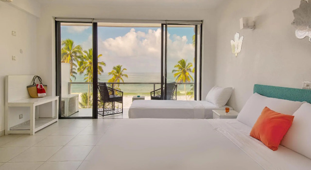 Трёхместный номер Standard с видом на море Hotel J Ambalangoda