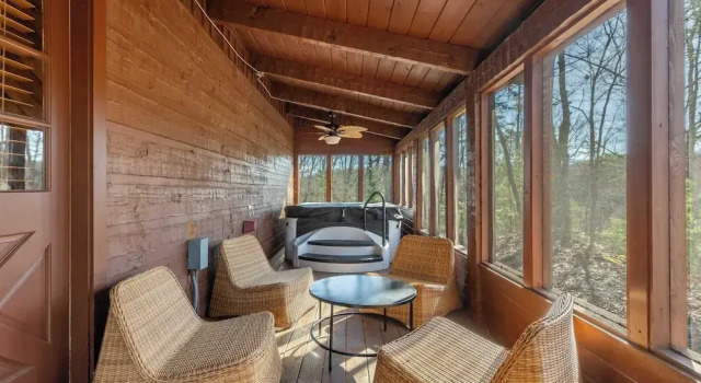 Коттедж 2 Cabins Game Room, Enclosed Porch, Hottub, Views Dudley I & II by Avantstay