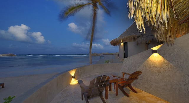 Camera quadrupla Standard vista oceano Maya Tulum By G Hotels