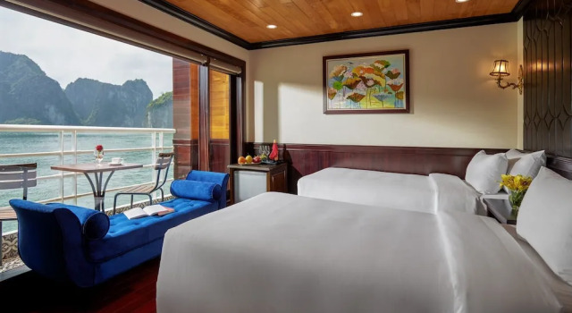 Одноместный номер Deluxe с видом на море Lan Ha Legend Cruise