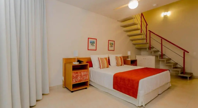 Четырёхместный номер Standard с видом на горы Beach Hotel Juquehy