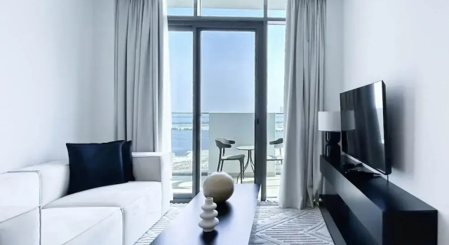 Cozy 1BR With Balcony & Views in Azizi Fawad