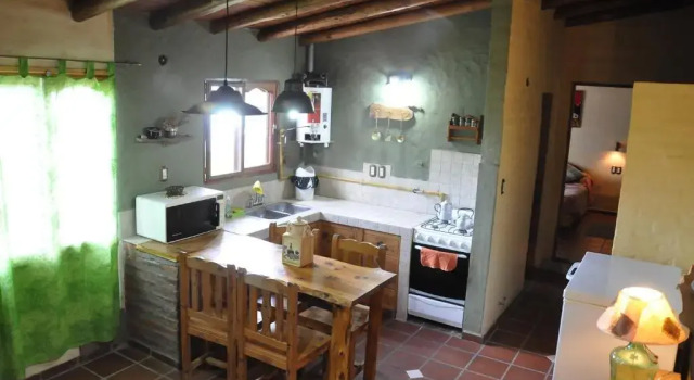 Бунгало с красивым видом из окна Cabañas Mi Refugio