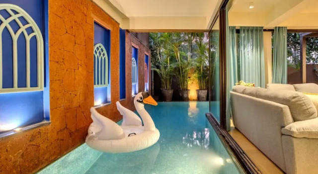 The Chai Villa- Lux 3bhk nr Anjuna Vagator Beach, Varaa Lomakoti Vagator Pohjois-Goa