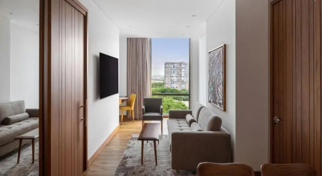 Двухместный люкс c 1 комнатой Barranquilla Marriott Hotel