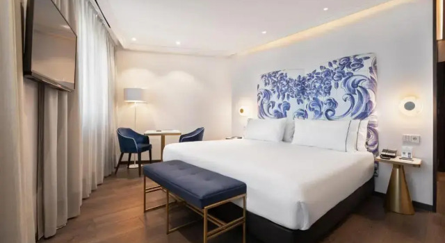 Двухместный номер Deluxe с видом на город Отель Eurostars Universal Lisboa