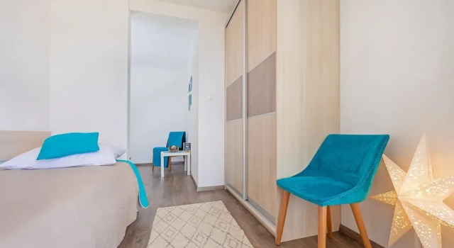 Апартаменты c 1 комнатой с балконом и с видом на море Apartmani D & J with Heated Pool & Stunning Sea View
