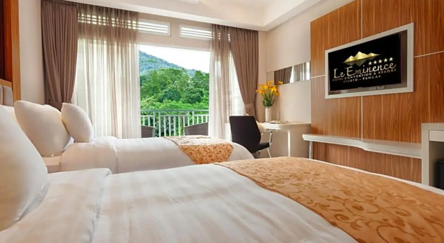 Junior Suite with balcony Le Eminence Puncak Hotel Convention & Resort