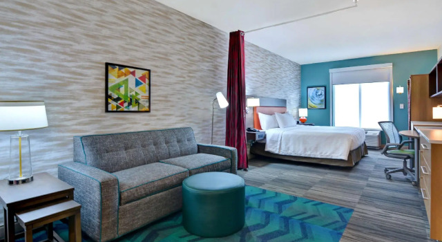 Двухместная студия-люкс Home2 Suites By Hilton Savannah Midtown, Ga