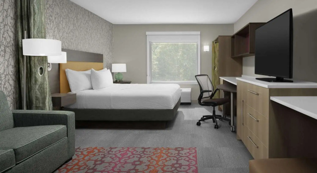 Двухместный люкс Home2 Suites By Hilton Poughkeepsie