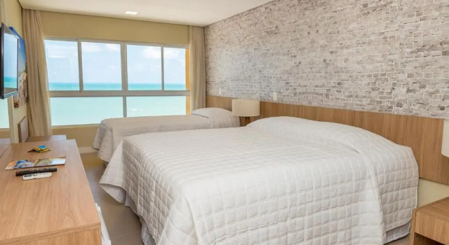 Трёхместный номер Superior с видом на море Hotel Senac Barreira Roxa
