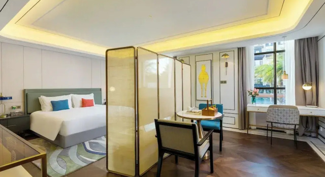 O podwyższonym standardzie pokój Lujiang Mega Hotel