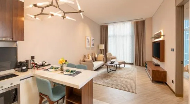 Двухместный люкс Dongguan Shan Zhi Ye Serviced Apartment Hotel - Houjie Wanda Plaza Liaoxia Subway Station