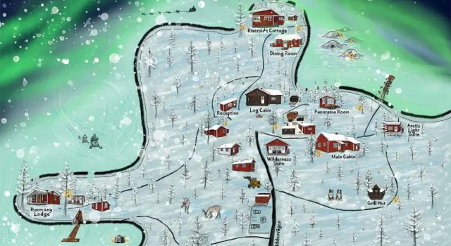 Коттедж Aurora Camp Kiruna