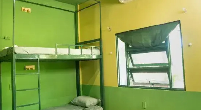 Кровать в общем номере The Snail Haven Pub And Stay - Con Dao