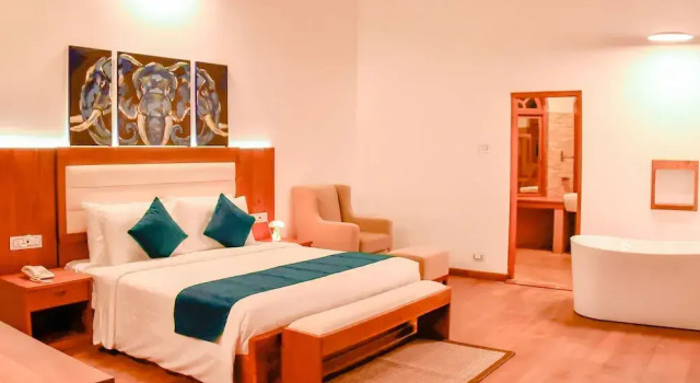 Двухместный люкс Superior с балконом и с видом на сад Airavata Boutique Resort