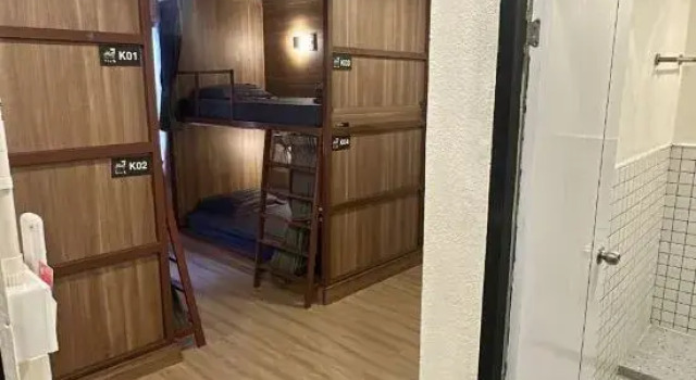 Кровать в общем номере Hotel Rue De Siam